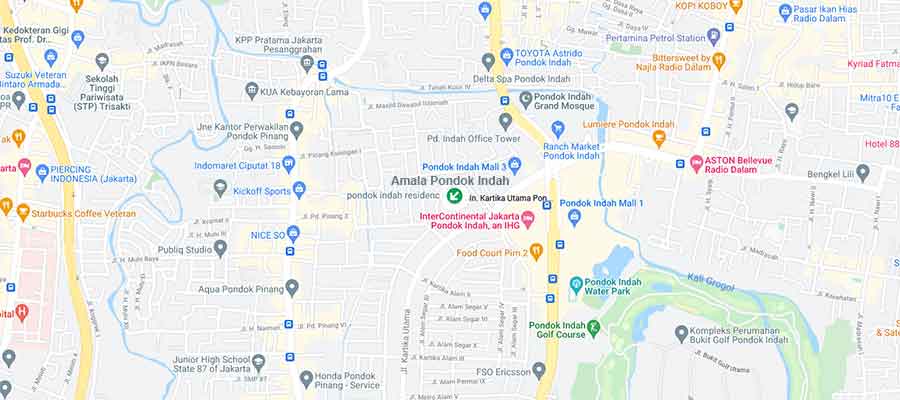 Amala Pondok Indah Map